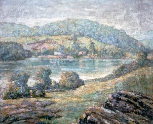 Lumière du matin, vallée de la rivière, Connecticut