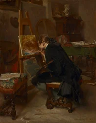 Un peintre, 1855