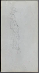 Carnet de croquis, page 11 : Figure de profil