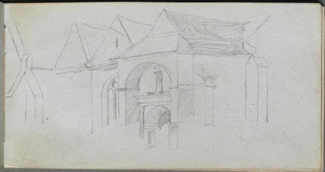 Carnet de croquis, page 22: Étude architecturale