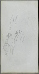 Carnet de croquis, page 32 : Étude de figures