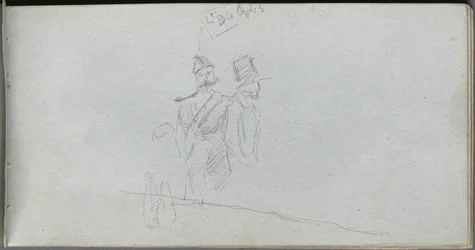 Carnet de croquis, page 38 : Étude d