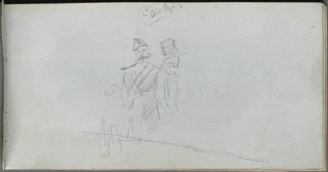 Carnet de croquis, page 38 : Étude d