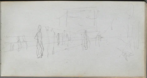 Carnet de croquis, page 40 : Étude de perspective
