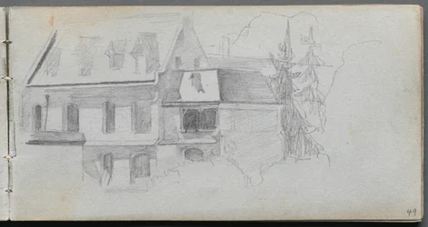 Carnet de croquis, page 49 : Étude architecturale