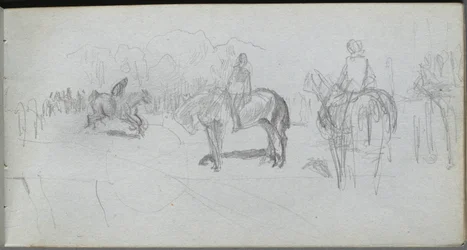Carnet de croquis, page 52 : Étude de figure