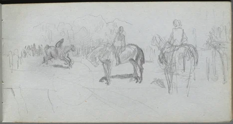 Carnet de croquis, page 52 : Étude de figure