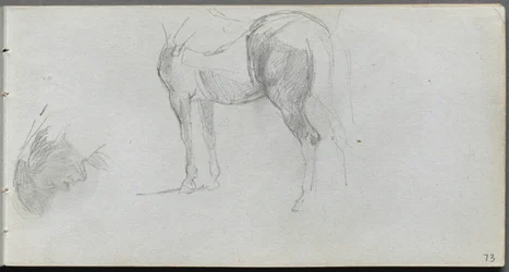 Carnet de croquis, page 73 : Étude d