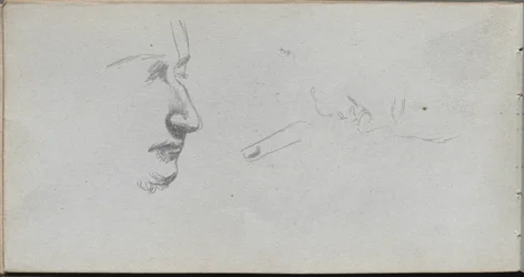 Carnet de croquis, page 80 : Étude de visages