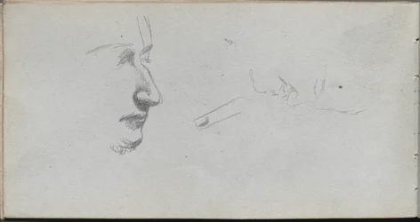 Carnet de croquis, page 80 : Étude de visages