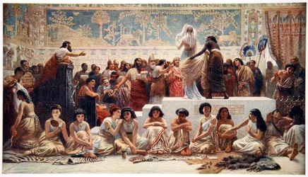 Le Marché de Mariage Babylonien, 1915