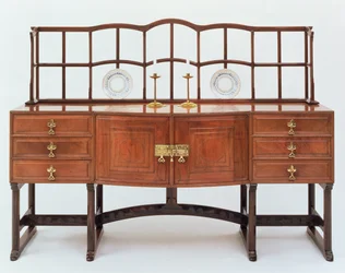 Buffet avec support à assiettes, 1915