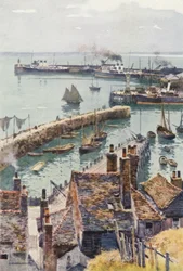 Port de Folkestone depuis Eastcliffe