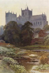 Ripon Minster depuis la rivière