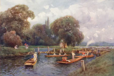 Rivière Thames : Écluse de Molesey