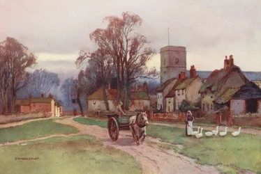 La Tamise : Village de Sutton Courtney