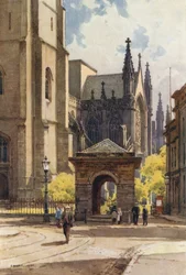 La vieille maison du puits et l