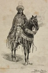Prince de Naples en costume de Grand Maître de l