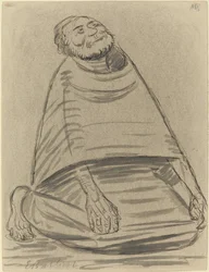 Homme agenouillé