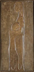 Veuve et fille : Étude pour le mémorial des morts de la Première Guerre mondiale