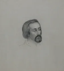 Portrait du poète Heinrich Heine 1797-1856, 1851