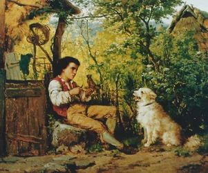 1858-Un Michel-Ange en herbe, Galerie Paffrath