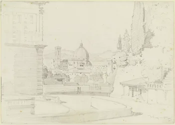 Florence vue depuis le Giardino di Boboli