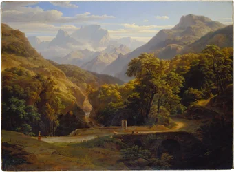 Paysage montagneux