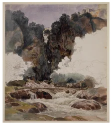 La grotte de Neptune près de Tivoli