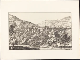 Vue du couvent de Neuberg depuis le sommet
