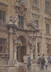 Le portail du Palais Kinsky