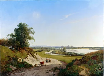 Vue de Munich depuis Oberföhring