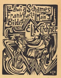 Ludwig Schames Francfort-sur-le-Main, Peintures de E. L. Kirchner, 1919