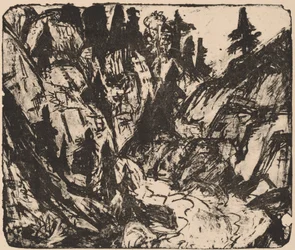 Ruisseau rocheux, 1919