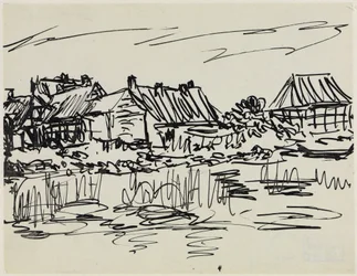 Fermes au bord de l