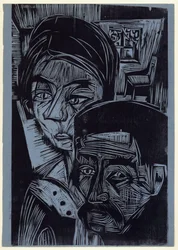 Couple de paysans dans la chaumière (Andres et Annamargret Müller)