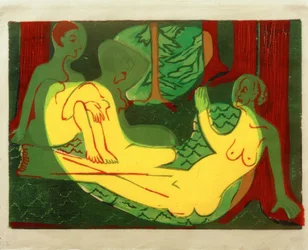 Trois nus dans la forêt