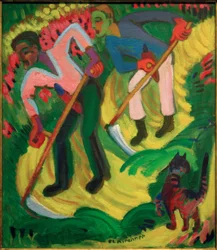 E.L. Kirchner, Faucheur, les frères Müller
