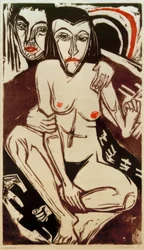 Mélancolie (Autoportrait avec Erna)