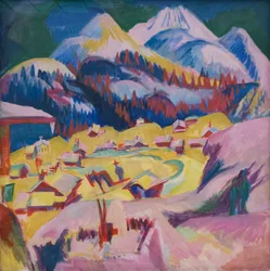 Frauenkirch en hiver, 1918-1919