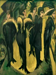 Cinq femmes dans la rue