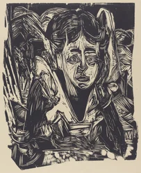 Fille rêvant