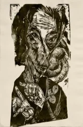 Tête du malade - Autoportrait