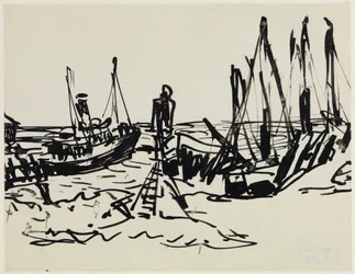 Bateaux à vapeur côtiers et bateaux au mouillage (Fehmarn)