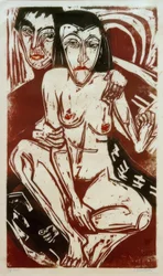 Mélancolie (Autoportrait avec Erna)