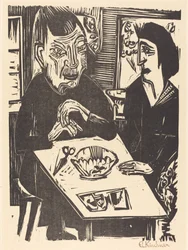 Vieille et jeune femme