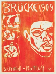 Portrait de Schmidt-Rottluff