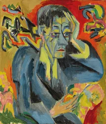 Portrait du poète Leonhard Frank