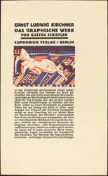 Nu couché avec chat (Illustration pour Ernst Ludwig Kirchner : Das Graphische Werk)
