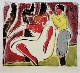 Couple de danseurs russes